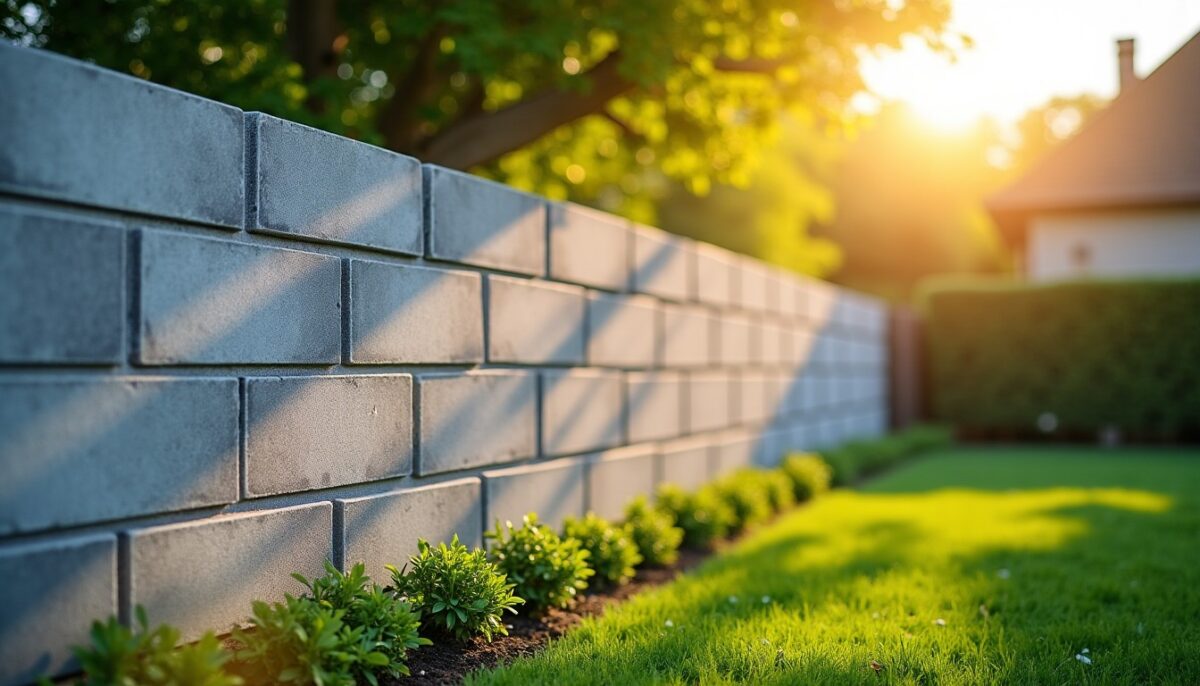 Coût d’un mur de clôture en parpaings de 2m de haut : guide détaillé des prix pour 2025 Coût d’un mur de clôture en parpaings de 2m de haut : guide détaillé des prix pour 2025
