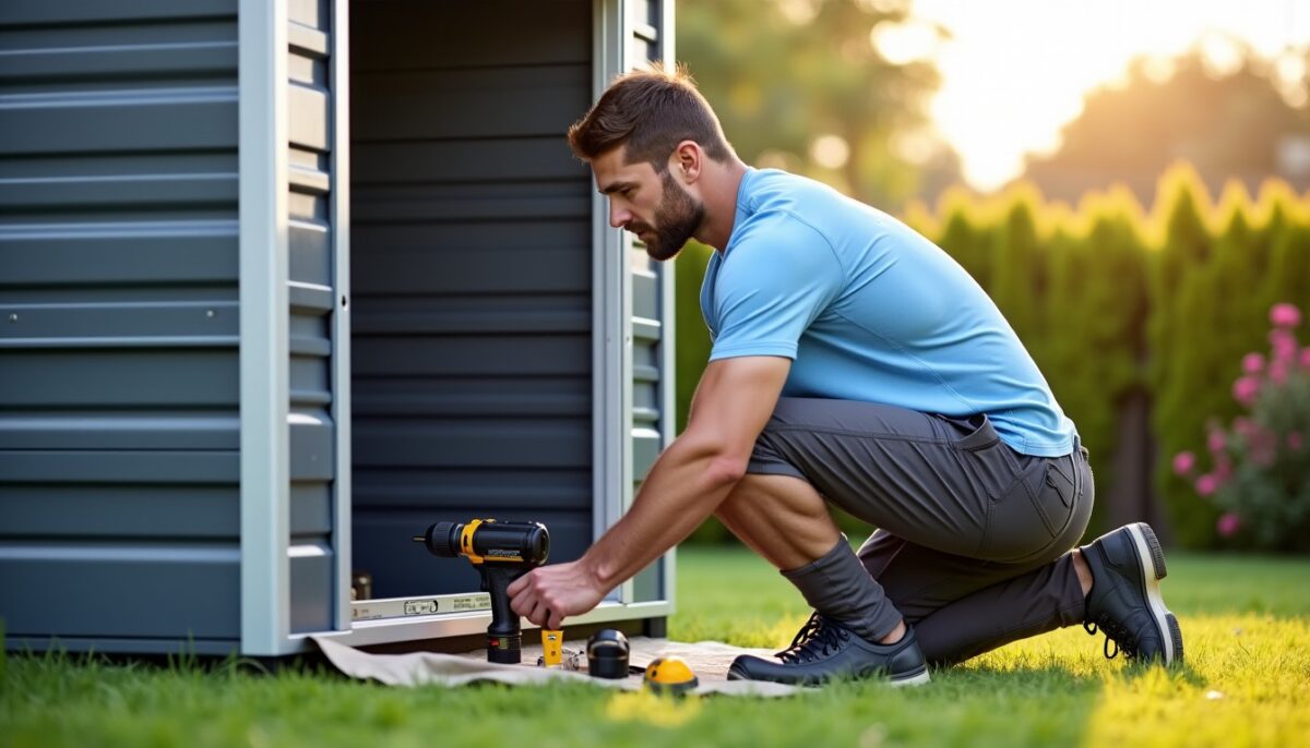 Installer un abri de jardin en métal : le guide complet pour un montage sans stress