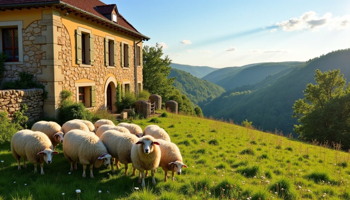 Vertiol en Dordogne : Découvrez le charme du hameau et l'élevage unique des Fontaines de Vertiol